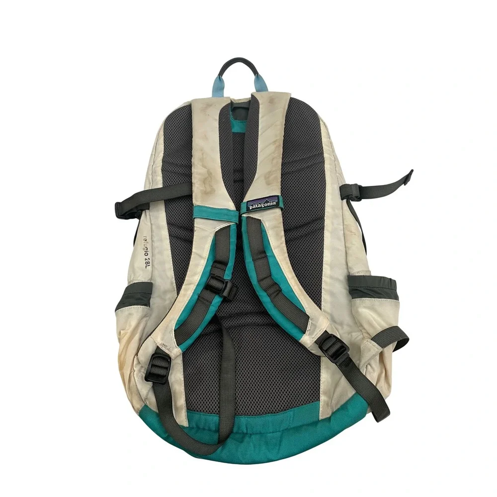 Vintage Patagonia Refugio 28L Backpack Teal Cream Hiking Travel Daypack 47910